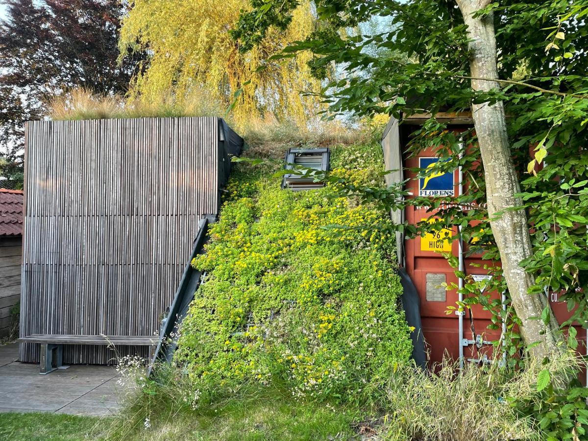 Tiny-House Van Zeecontainers Bij Het Bos Oranjewoud Dış mekan fotoğraf